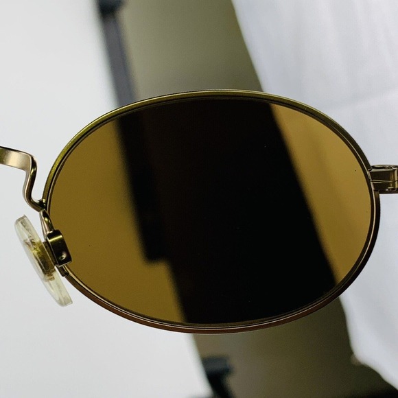 Vogue Sunglasses mod. Florence VO3095 Gold Oval Glass Lenses Tortoise Italy NOS main image 5